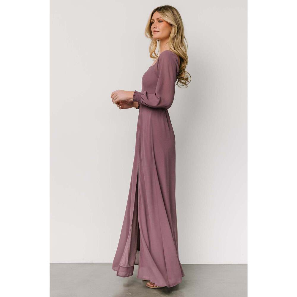 Baltic Born Giselle Maxi Dress | Vintage Plum Size SS - Picture 3 of 5